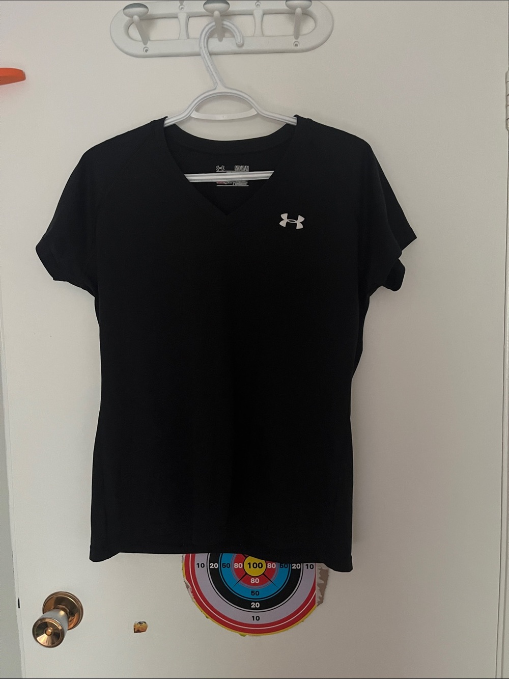 Under Armour Black V-Neck Women’s Short Sleeve Performance Tee